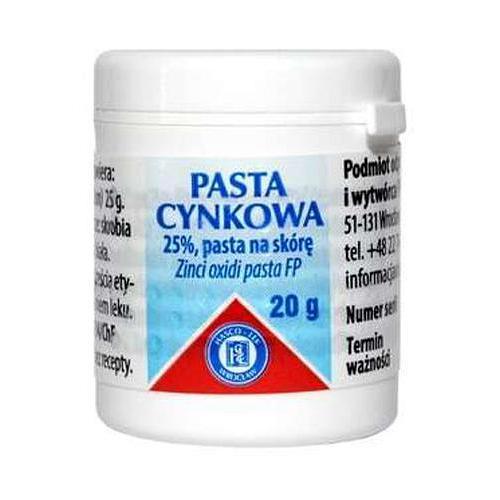 Miniaturka artykułu - PASTA CYNKOWA Trądzik - 20 g KR&Oacute;TKA DATA 02.09.2026