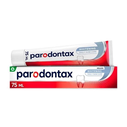 Miniaturka artykułu - Parodontax Whitening Pasta do zęb&oacute;w wybielająca na krwawiące dziąsła, 75 ml
