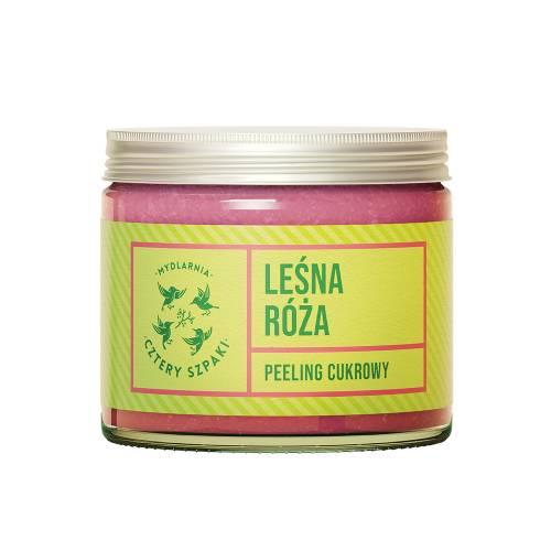 Miniaturka artykułu - Cztery Szpaki (4szpaki) Leśna R&oacute;ża Peeling, 250 ml
