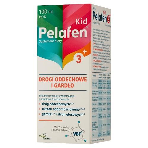 Miniaturka artykułu - Pelafen Kid 3+ syrop - 100 ml USZKODZONE / BRAK OPAKOWANIA