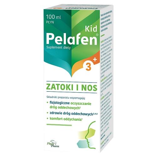 Miniaturka artykułu - Pelafen Kid Zatoki i Nos płyn, 100 ml