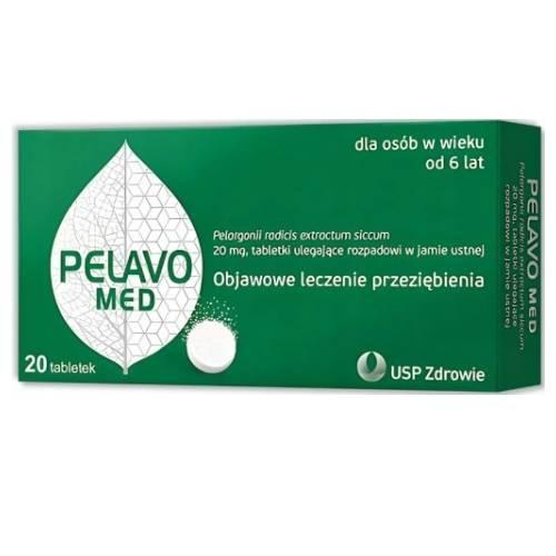 Miniaturka artykułu - PELAVO MED, 20 tabletek USZKODZONE TEKTUROWE OPAKOWA.