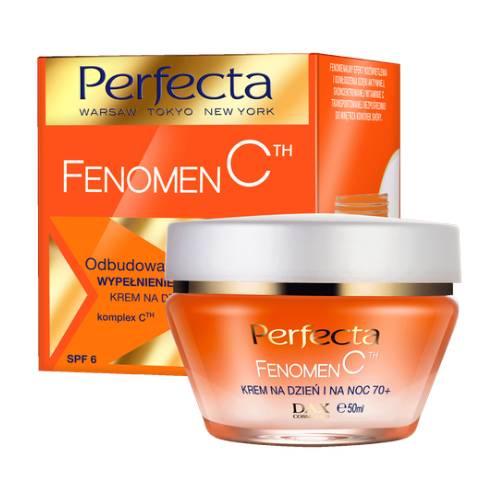 Miniaturka artykułu - PERFECTA Fenomen C 60+ Krem do twarzy na dzień i na noc SPF6, 50ml