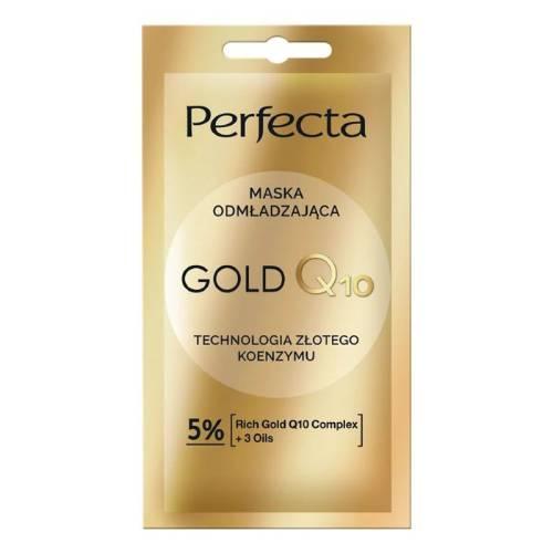 Miniaturka artykułu - Perfecta Maska odmładzająca Gold Q10, 8 ml