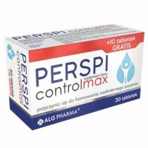 Miniaturka artykułu - Perspicontrol Max - 40 tabletek USZKODZONE TEKTUROWE OPAKOWANIE