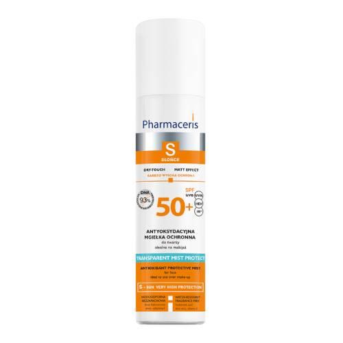 Miniaturka artykułu - Pharmaceris S Sun Antyoksydacyjna mgiełka ochronna SPF 50+ w spray&rsquo;u, 75 ml
