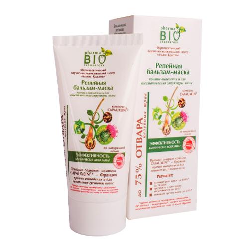Miniaturka artykułu - Pharma Bio Maska Łopianowa przeciw wypadaniu włosów, 150ml