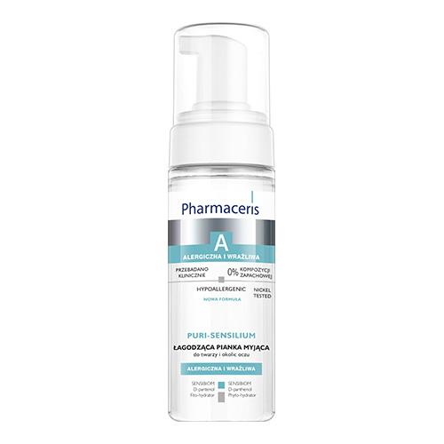 Miniaturka artykułu - PHARMACERIS A Puri-Sensilium łagodząca pianka myjąca, 150 ml
