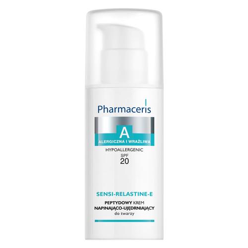 Miniaturka artykułu - PHARMACERIS A SENSI-RELASTINE-E Krem napinająco-ujędrniający SPF 20, 50 ml