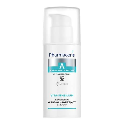 Miniaturka artykułu - PHARMACERIS A Vita-Sensilium Lekki krem głęboko nawilżający SPF 30, 50 ml