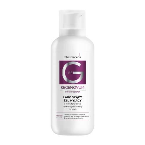 Miniaturka artykułu - Pharmaceris G Regenovum Łagodzący żel myjący do ciała, 400 ml