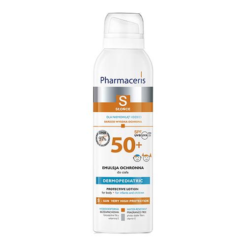 Miniaturka artykułu - PHARMACERIS S Emulsja ochronna dla niemowląt i dzieci BARDZO WYSOKA OCHRONA SPF 50+, 150 ml