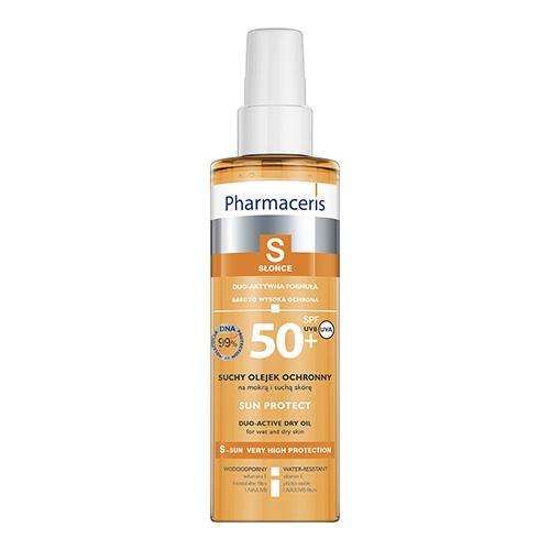 Miniaturka artykułu - PHARMACERIS S SUN PROTECT Suchy olejek ochronny do ciała SPF50+ - 200 ml