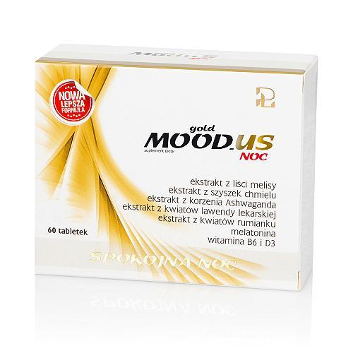 Miniaturka artykułu - PHARMACY LAB Gold Modus Noc, 60 tabl. USZKODZONE TEKTUROWE OPAKOWANIE