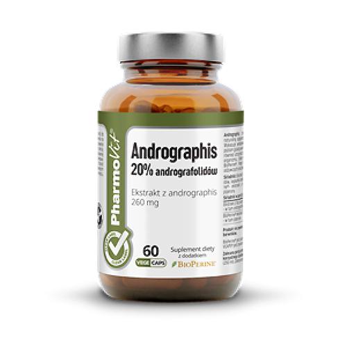 Miniaturka artykułu - PHARMOVIT Andrographis 20% andrografolidów, 60 kaps.