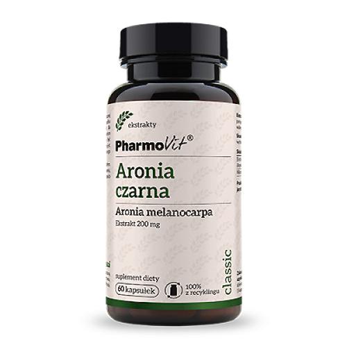 Miniaturka artykułu - PHARMOVIT Aronia czarna ekstrakt 20:1, 60 kaps.