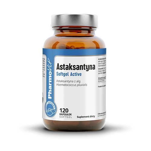 Miniaturka artykułu - PharmoVit Astaksantyna Softgel Active, 120 kaps.