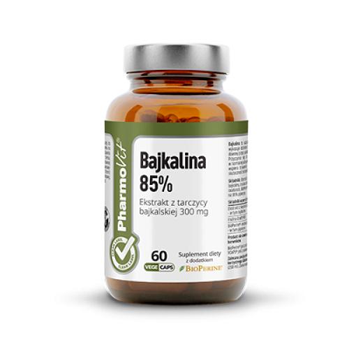 Miniaturka artykułu - PHARMOVIT Bajkalina 85%, 60 kaps.