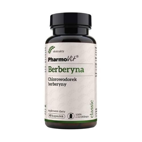 Miniaturka artykułu - PHARMOVIT Berberyna, 60 kapsułek