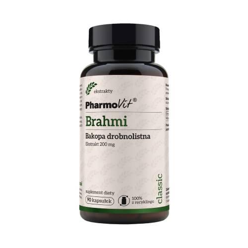 Miniaturka artykułu - PHARMOVIT Brahmi Bakopa drobnolistna - 90kaps.