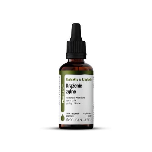 Miniaturka artykułu - Pharmovit Ekstrakty w kroplach Krążenie żylne, 30 ml