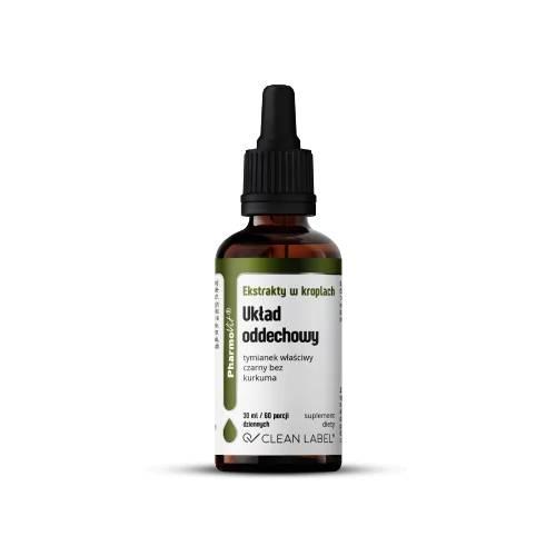 Miniaturka artykułu - PHARMOVIT Ekstrakty w kroplach Układ oddechowy, 30ml