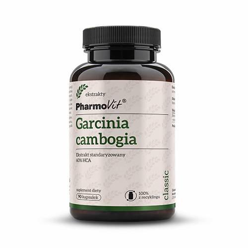 Miniaturka artykułu - PHARMOVIT Garcinia cambogia - 90kaps.