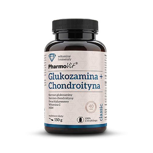 Miniaturka artykułu - PHARMOVIT Glukozamina + Chondroityna, 150 g