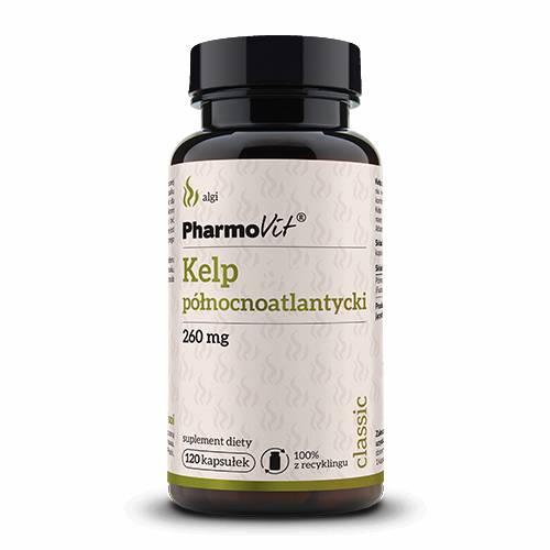 Miniaturka artykułu - PHARMOVIT Kelp p&oacute;łnocnoatlantycki 260mg, 120 kapsułek