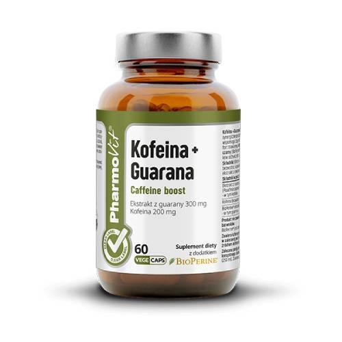 Miniaturka artykułu - Pharmovit Kofeina + Guarana, 60 kaps.