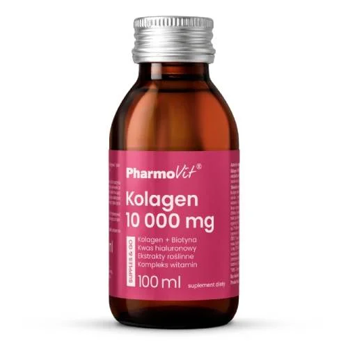 Miniaturka artykułu - PHARMOVIT Kolagen 10 000mg, płyn, 100 ml