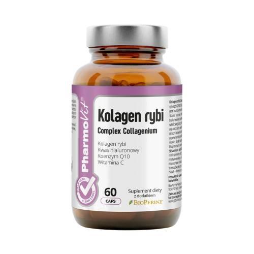 Miniaturka artykułu - PHARMOVIT Kolagen rybi Complex Collagenium, 60 kapsułek