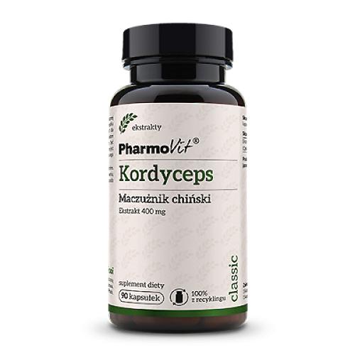 Miniaturka artykułu - Pharmovit Kordyceps 400mg, 90 kaps.