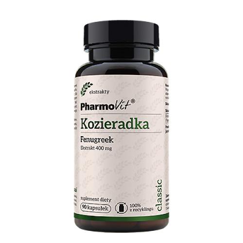 Miniaturka artykułu - PHARMOVIT Kozieradka 400mg, 90kaps