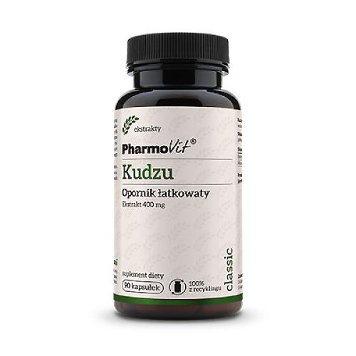 Miniaturka artykułu - PHARMOVIT Kudzu Opornik łatkowaty ekstrakt 400mg, 90kaps.