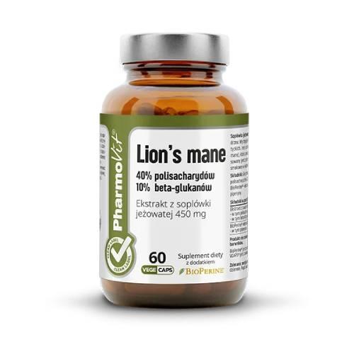 Miniaturka artykułu - PHARMOVIT Lion's Mane, 60 kaps.
