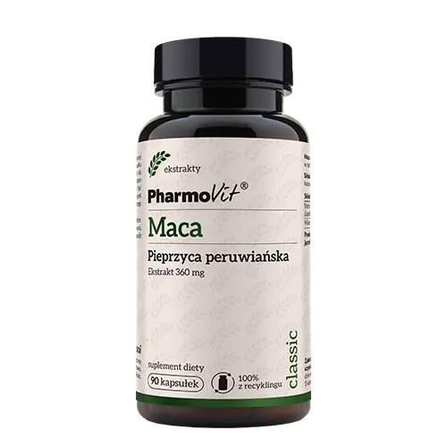 Miniaturka artykułu - PHARMOVIT Maca Pieprzyca peruwiańska - 90kaps.