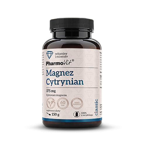 Miniaturka artykułu - PHARMOVIT Magnez Cytrynian 375 mg, 150 g