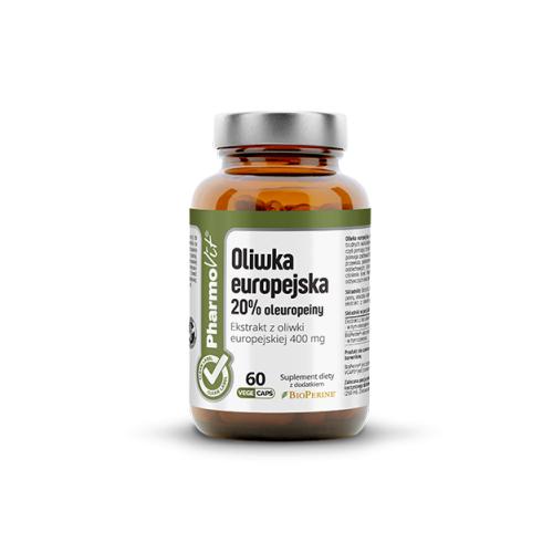 Miniaturka artykułu - PHARMOVIT Oliwka europejska 20% oleuropeiny, 60 kaps.