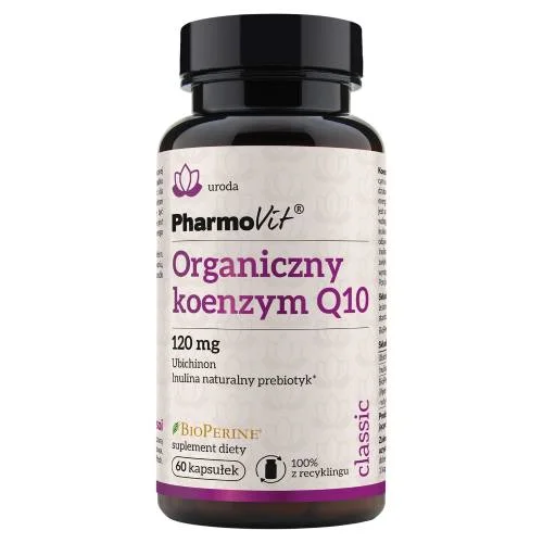 Miniaturka artykułu - PHARMOVIT Organiczny koenzym Q10 120 mg, 60 kaps.