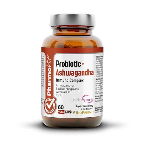 Miniaturka artykułu - PHARMOVIT Probiotic + Ashwagandha, 60 kaps.
