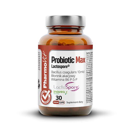 Miniaturka artykułu - PharmoVit Probiotic Max Lactospore, 30 caps.