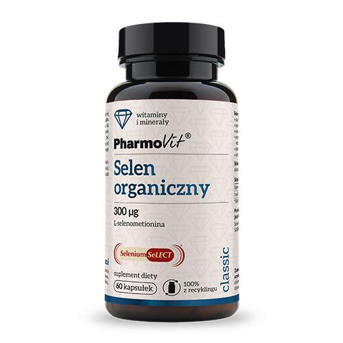 Miniaturka artykułu - PHARMOVIT Selen organiczny 300ug L-selenometionina SeleniumSeLECT, 60 kapsułek
