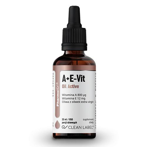 Miniaturka artykułu - PHARMOVIT Witamina A + E Oil Active, 30 ml