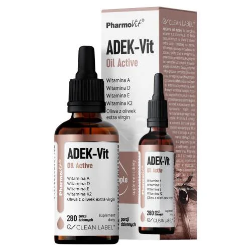 Miniaturka artykułu - PHARMOVIT Witamina ADEK-Vit Oil Active, 30 ml