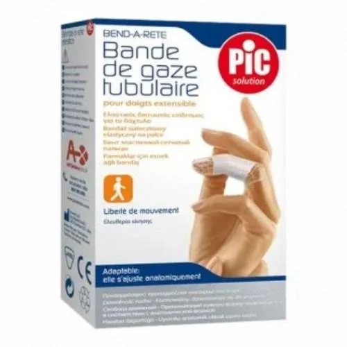 Miniaturka artykułu - PIC Bende Elastyczna siatka opatrunkowa na palec 3m, 1szt. KR&Oacute;TKA DATA 31.10.2026