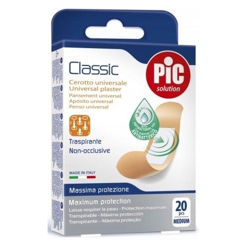 Miniaturka artykułu - PIC Classic Plastry antybakteryjne średnie, 20szt.