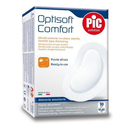 Miniaturka artykułu - PIC Optisoft Comfort Plastry na oczy, 10szt. USZKODZONE TEKTUROWE OPAKOWANIE