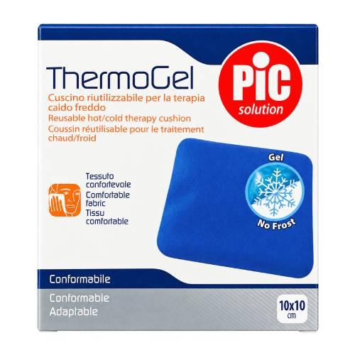 Miniaturka artykułu - PIC Thermogel Kompres żelowy ciepło-zimno 10 x 10 cm z pokrowcem, 1 szt.