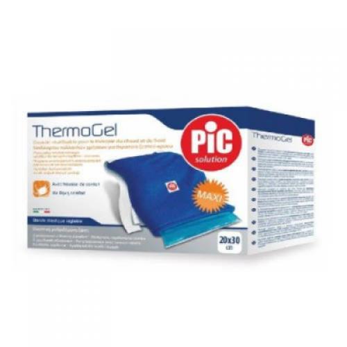 Miniaturka artykułu - PIC Thermogel Kompres żelowy 20x30cm z polarowym pokrowcem, 1 sztuka USZKODZONE OPAKOWANIE TEKTUROWE